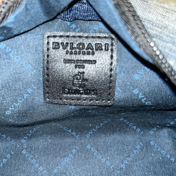 BVLGARI Silver Leather Travel Bag - Picture 7 of 7